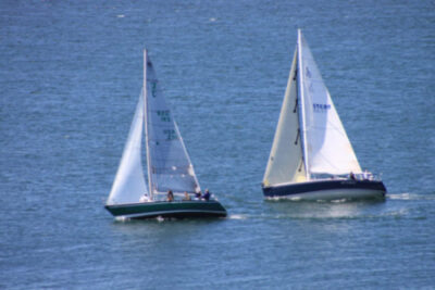 Sailboats in the South Bay