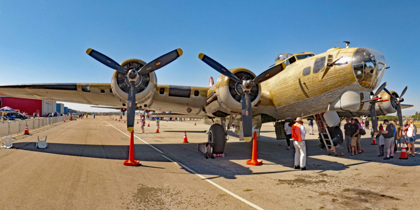 WWII bomber at Torrance Airport