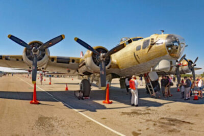 WWII bomber at Torrance Airport