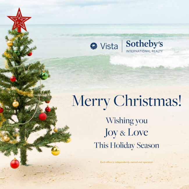 Merry Christmas from Vista Sotheby's